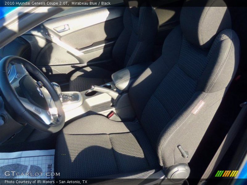 Mirabeau Blue / Black 2010 Hyundai Genesis Coupe 2.0T
