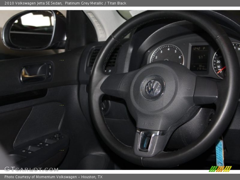 Platinum Grey Metallic / Titan Black 2010 Volkswagen Jetta SE Sedan