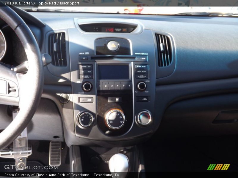 Spicy Red / Black Sport 2010 Kia Forte SX