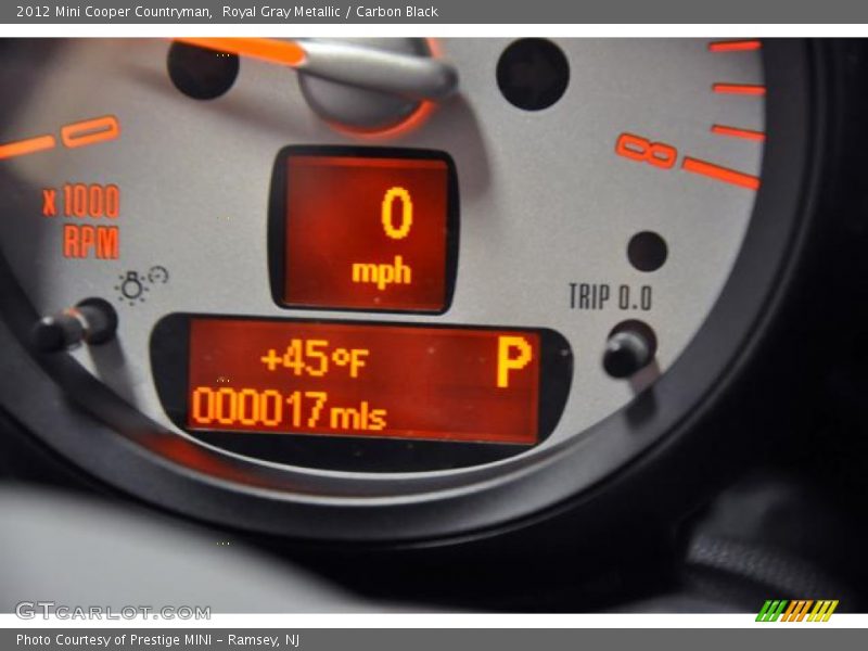Royal Gray Metallic / Carbon Black 2012 Mini Cooper Countryman