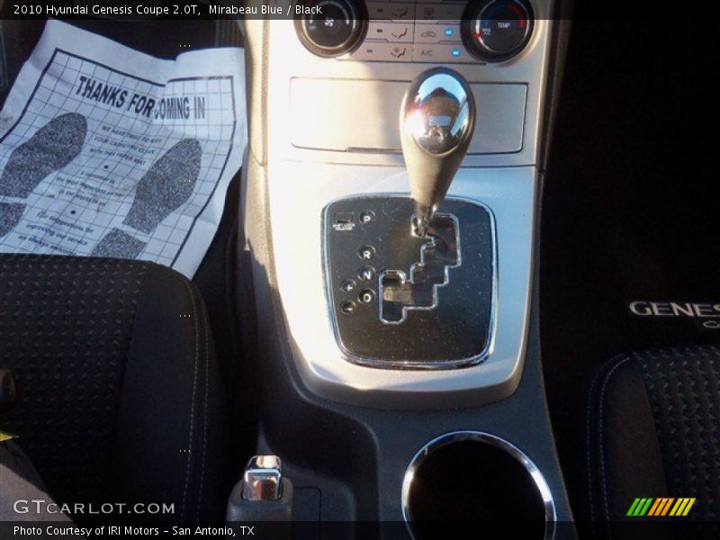 Mirabeau Blue / Black 2010 Hyundai Genesis Coupe 2.0T