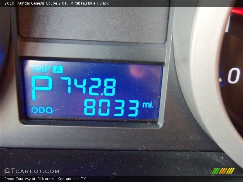 Mirabeau Blue / Black 2010 Hyundai Genesis Coupe 2.0T