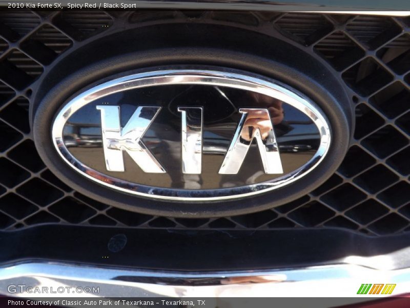Spicy Red / Black Sport 2010 Kia Forte SX