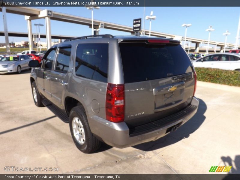 Graystone Metallic / Light Titanium/Dark Titanium 2008 Chevrolet Tahoe LT
