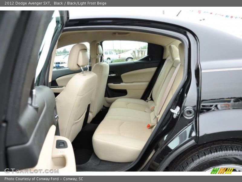 Black / Black/Light Frost Beige 2012 Dodge Avenger SXT