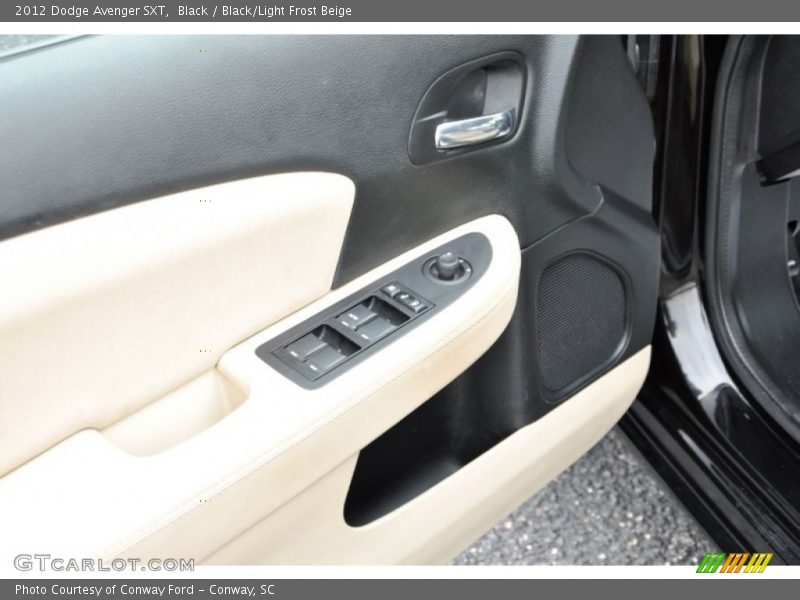 Black / Black/Light Frost Beige 2012 Dodge Avenger SXT