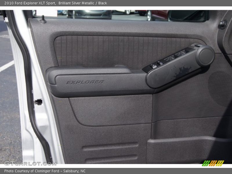 Brilliant Silver Metallic / Black 2010 Ford Explorer XLT Sport