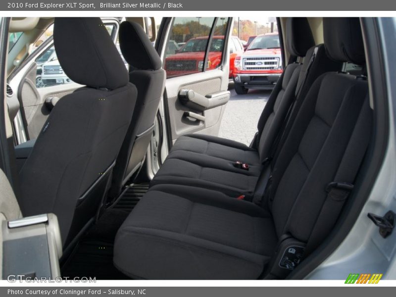 Brilliant Silver Metallic / Black 2010 Ford Explorer XLT Sport