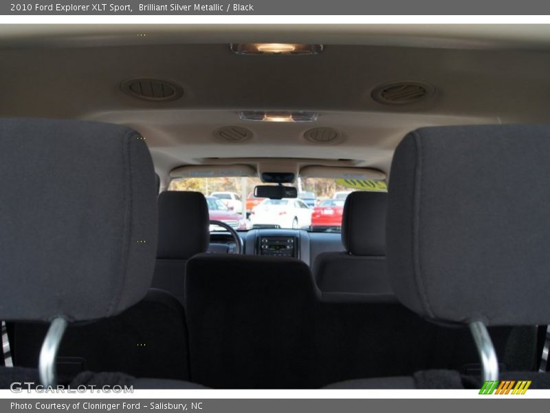 Brilliant Silver Metallic / Black 2010 Ford Explorer XLT Sport