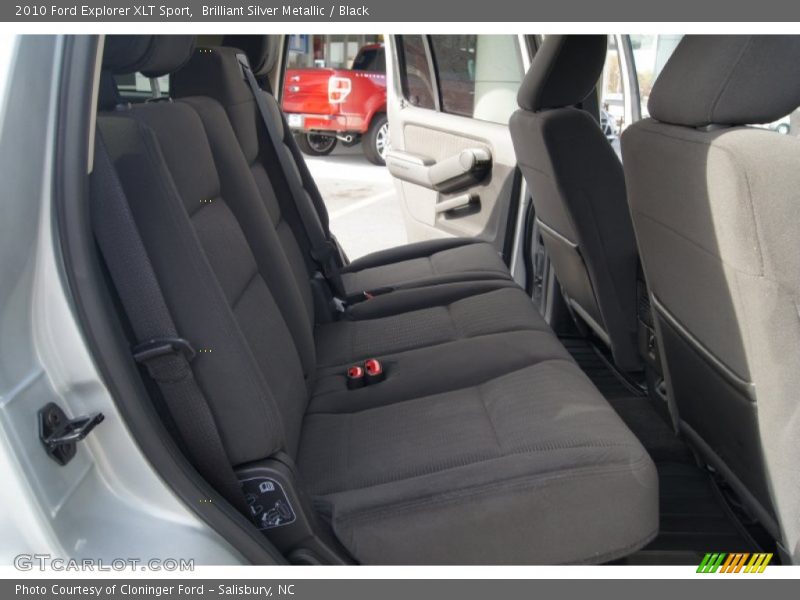 Brilliant Silver Metallic / Black 2010 Ford Explorer XLT Sport