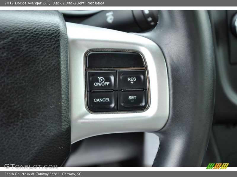 Black / Black/Light Frost Beige 2012 Dodge Avenger SXT