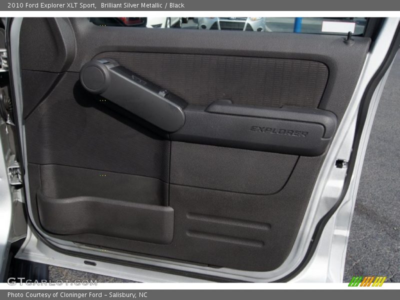 Brilliant Silver Metallic / Black 2010 Ford Explorer XLT Sport