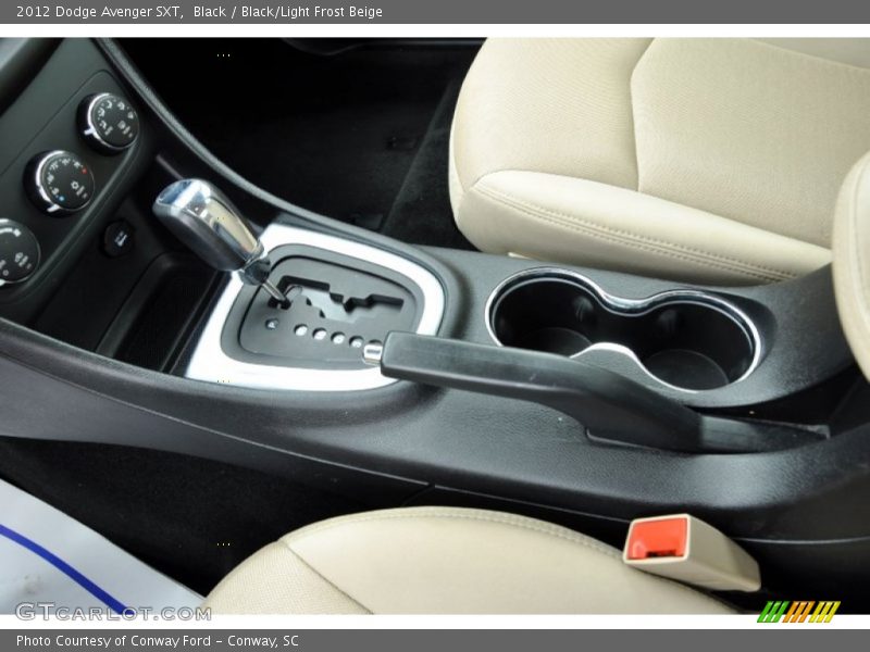 Black / Black/Light Frost Beige 2012 Dodge Avenger SXT