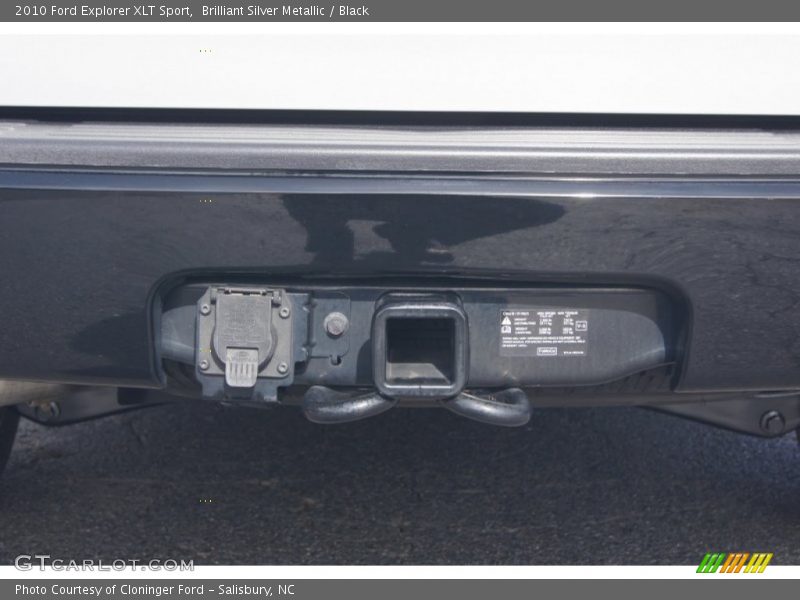 Brilliant Silver Metallic / Black 2010 Ford Explorer XLT Sport