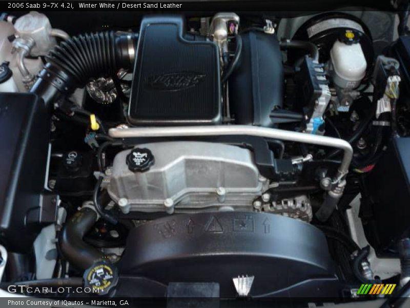 Winter White / Desert Sand Leather 2006 Saab 9-7X 4.2i