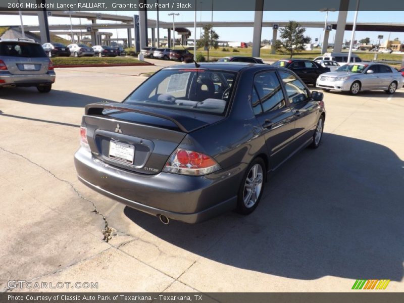 Graphite Gray Pearl / Black 2006 Mitsubishi Lancer RALLIART