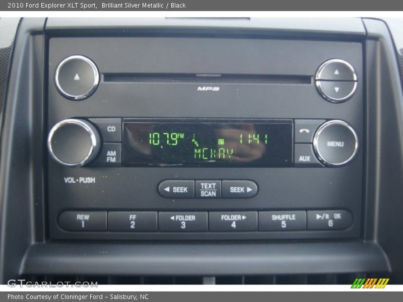 Audio System of 2010 Explorer XLT Sport