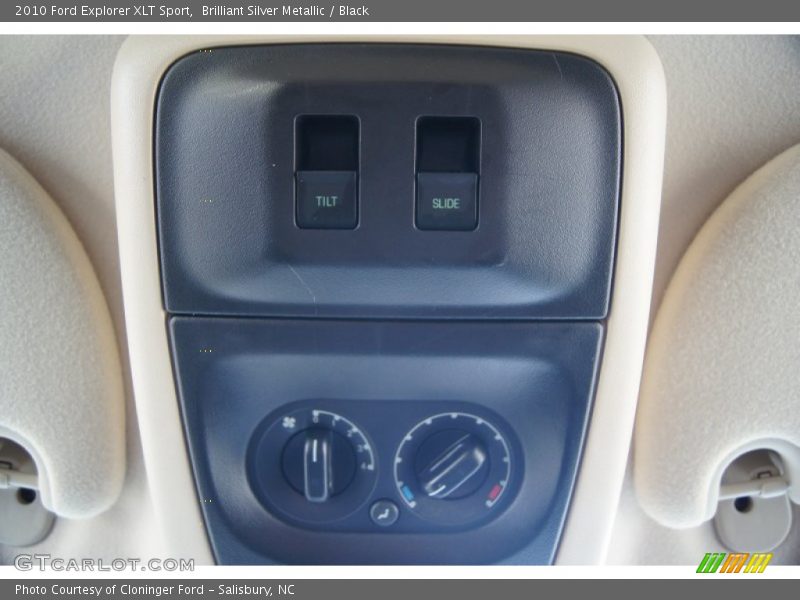 Brilliant Silver Metallic / Black 2010 Ford Explorer XLT Sport