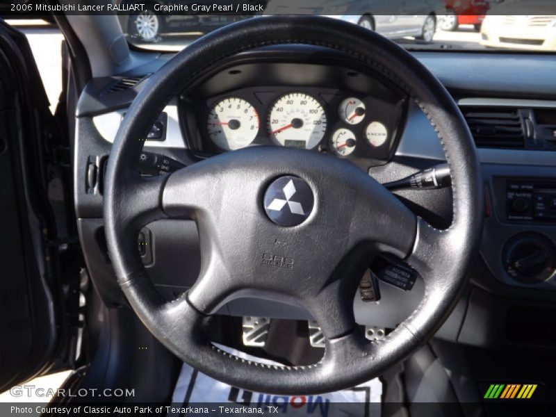 Graphite Gray Pearl / Black 2006 Mitsubishi Lancer RALLIART