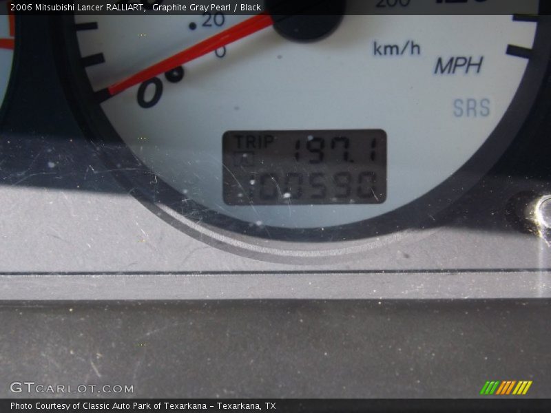 Graphite Gray Pearl / Black 2006 Mitsubishi Lancer RALLIART