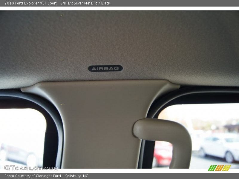 Brilliant Silver Metallic / Black 2010 Ford Explorer XLT Sport