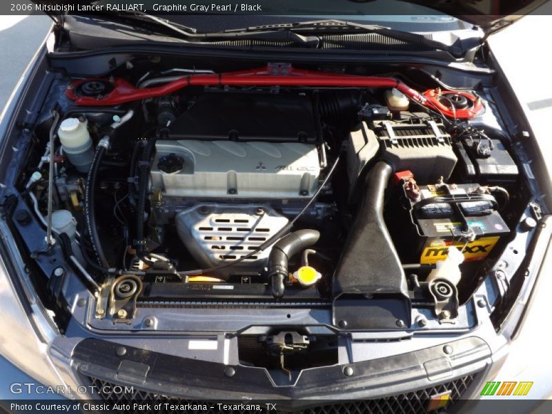 Graphite Gray Pearl / Black 2006 Mitsubishi Lancer RALLIART