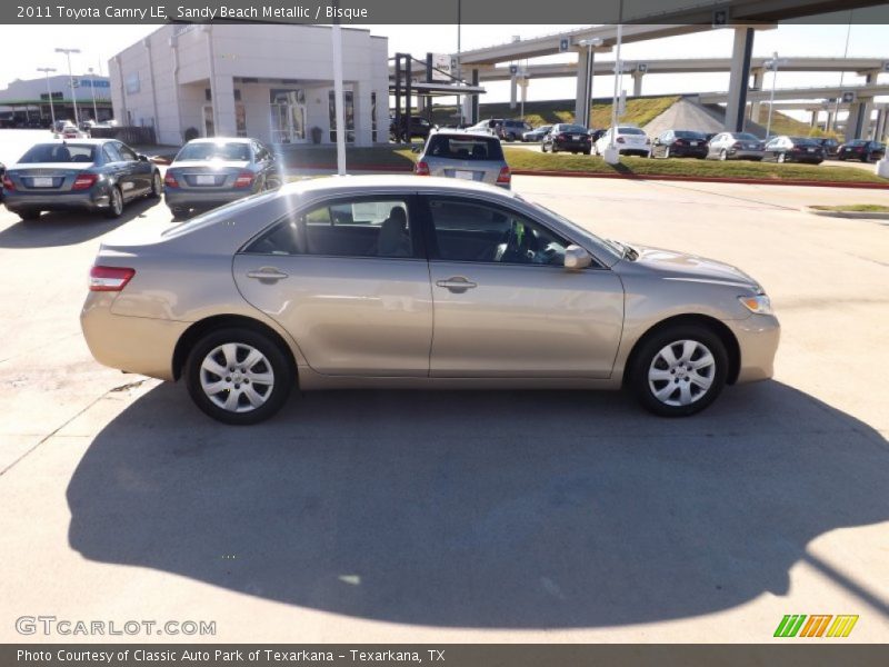 Sandy Beach Metallic / Bisque 2011 Toyota Camry LE