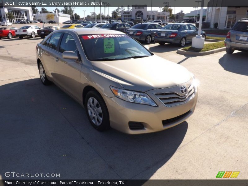 Sandy Beach Metallic / Bisque 2011 Toyota Camry LE