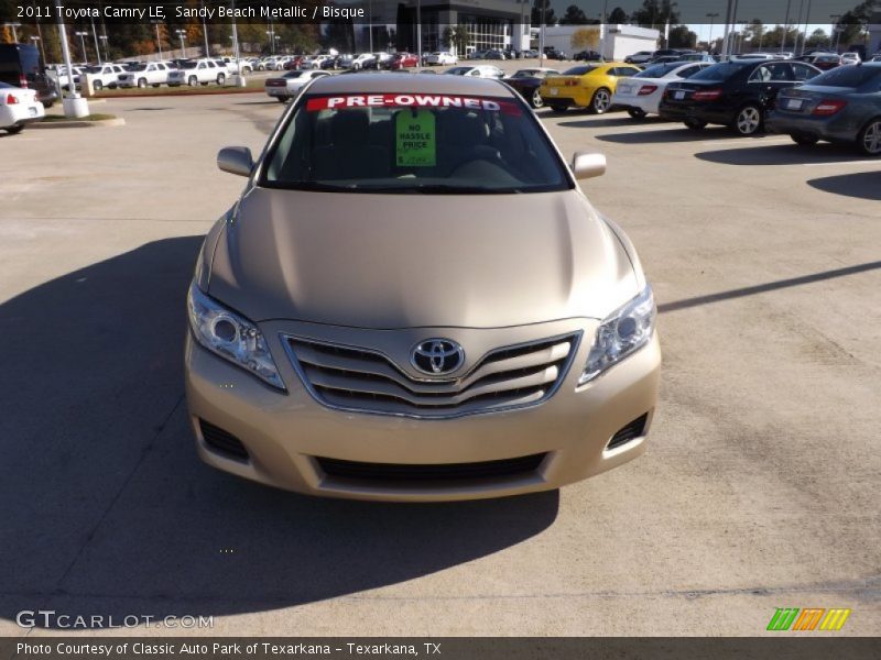 Sandy Beach Metallic / Bisque 2011 Toyota Camry LE