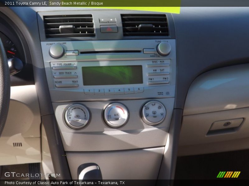 Sandy Beach Metallic / Bisque 2011 Toyota Camry LE