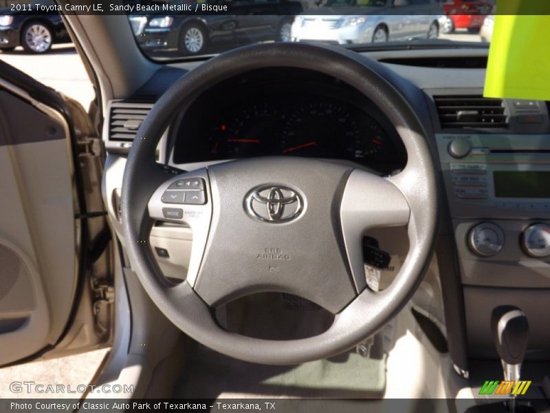 Sandy Beach Metallic / Bisque 2011 Toyota Camry LE