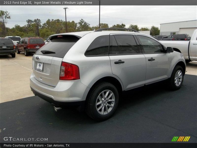 Ingot Silver Metallic / Medium Light Stone 2013 Ford Edge SE