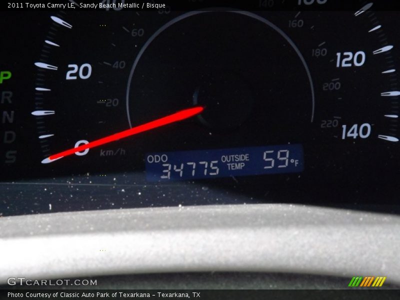 Sandy Beach Metallic / Bisque 2011 Toyota Camry LE