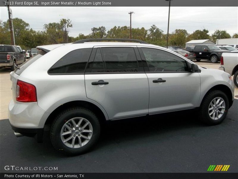 Ingot Silver Metallic / Medium Light Stone 2013 Ford Edge SE