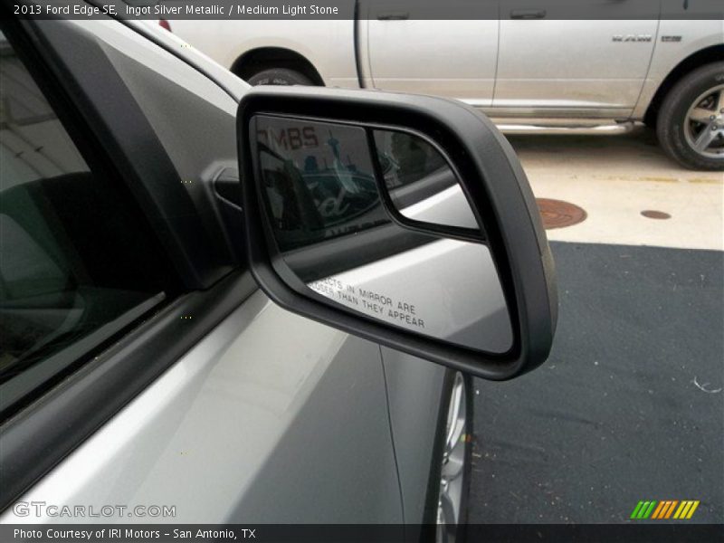 Ingot Silver Metallic / Medium Light Stone 2013 Ford Edge SE