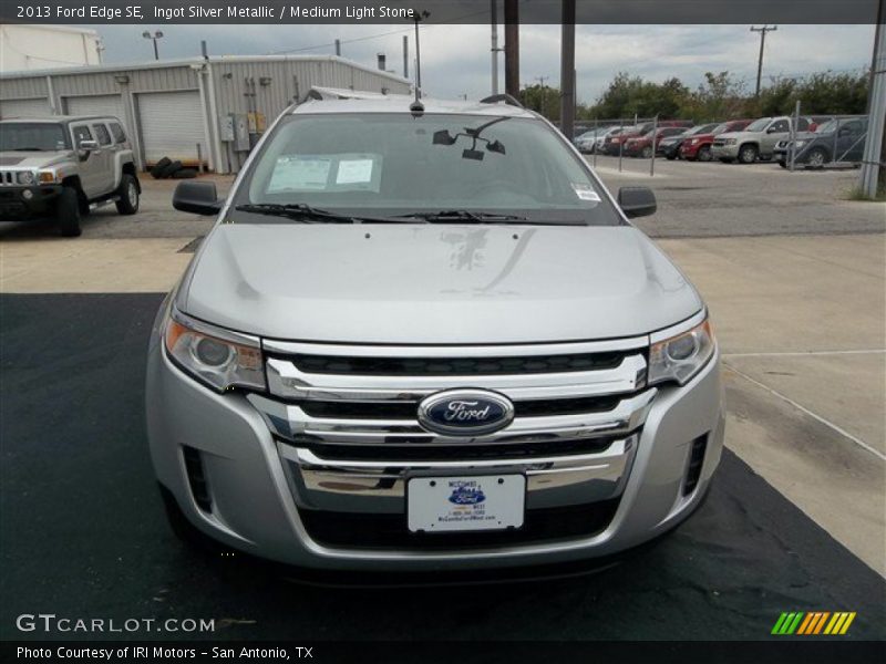 Ingot Silver Metallic / Medium Light Stone 2013 Ford Edge SE