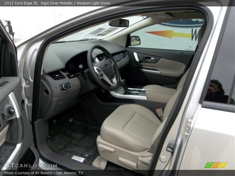 Ingot Silver Metallic / Medium Light Stone 2013 Ford Edge SE