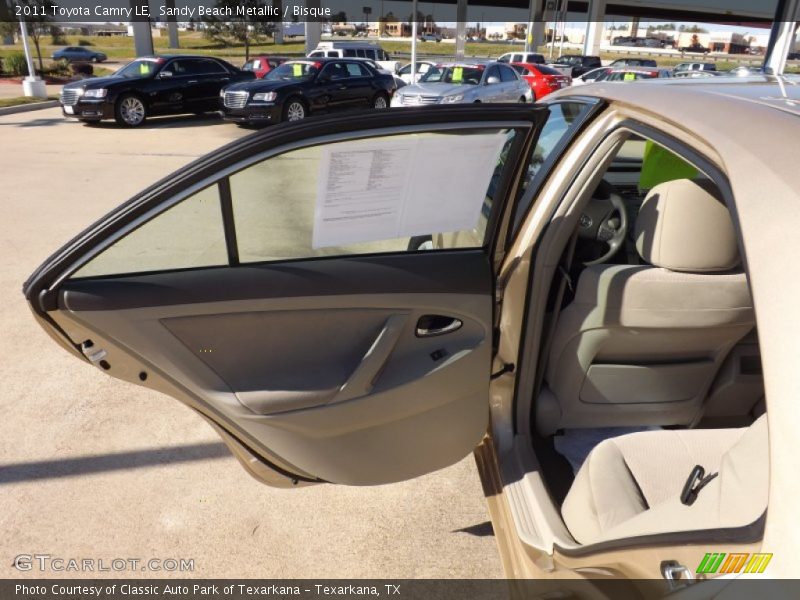 Sandy Beach Metallic / Bisque 2011 Toyota Camry LE