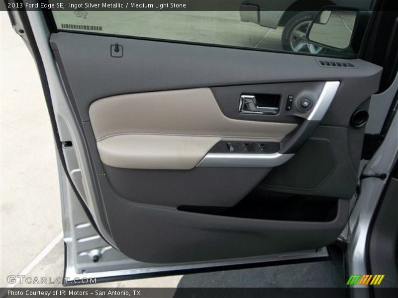 Ingot Silver Metallic / Medium Light Stone 2013 Ford Edge SE