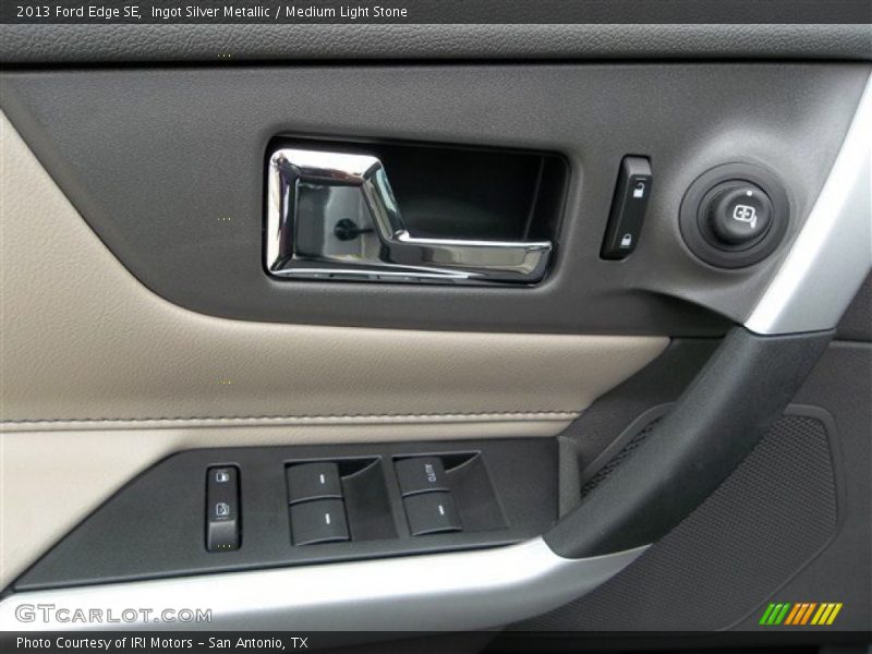 Ingot Silver Metallic / Medium Light Stone 2013 Ford Edge SE