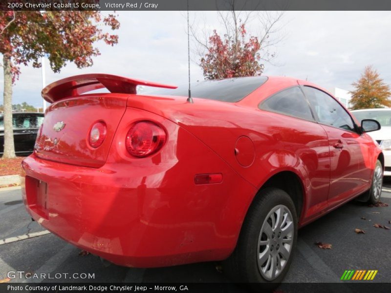 Victory Red / Gray 2009 Chevrolet Cobalt LS Coupe