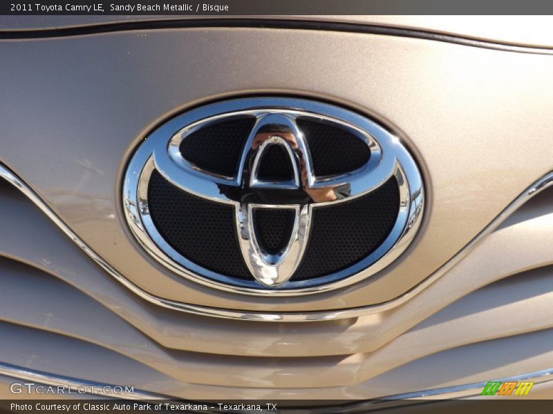 Sandy Beach Metallic / Bisque 2011 Toyota Camry LE