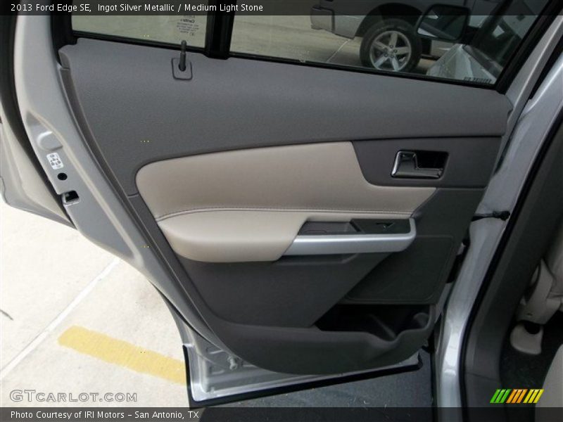 Ingot Silver Metallic / Medium Light Stone 2013 Ford Edge SE