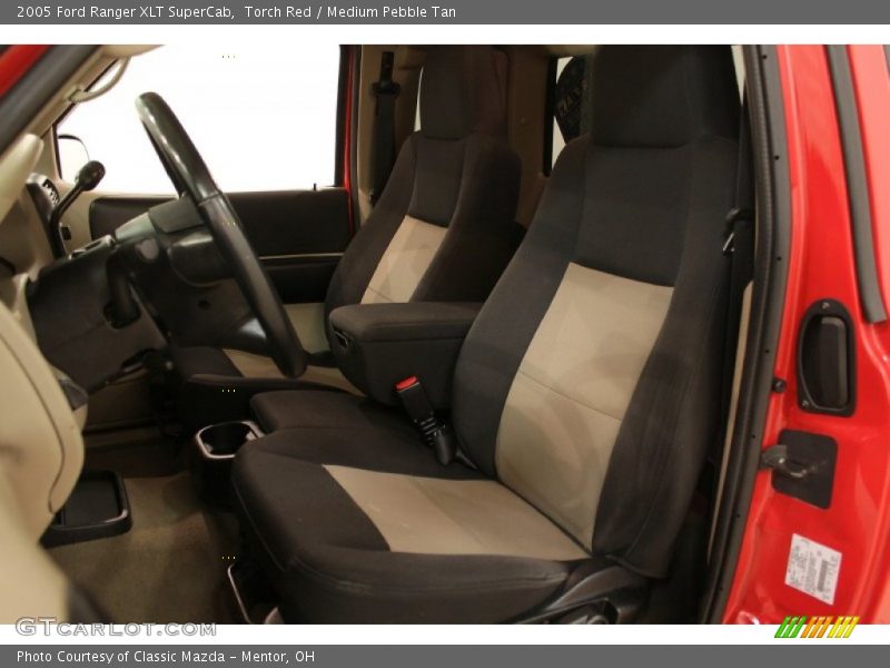 Torch Red / Medium Pebble Tan 2005 Ford Ranger XLT SuperCab