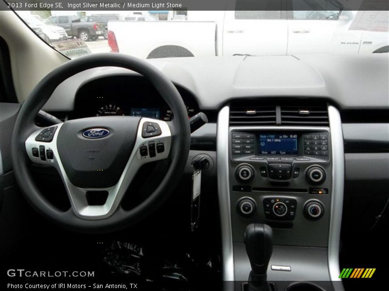 Ingot Silver Metallic / Medium Light Stone 2013 Ford Edge SE