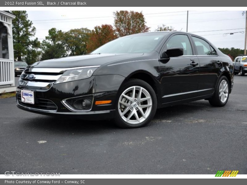 Black / Charcoal Black 2012 Ford Fusion SEL