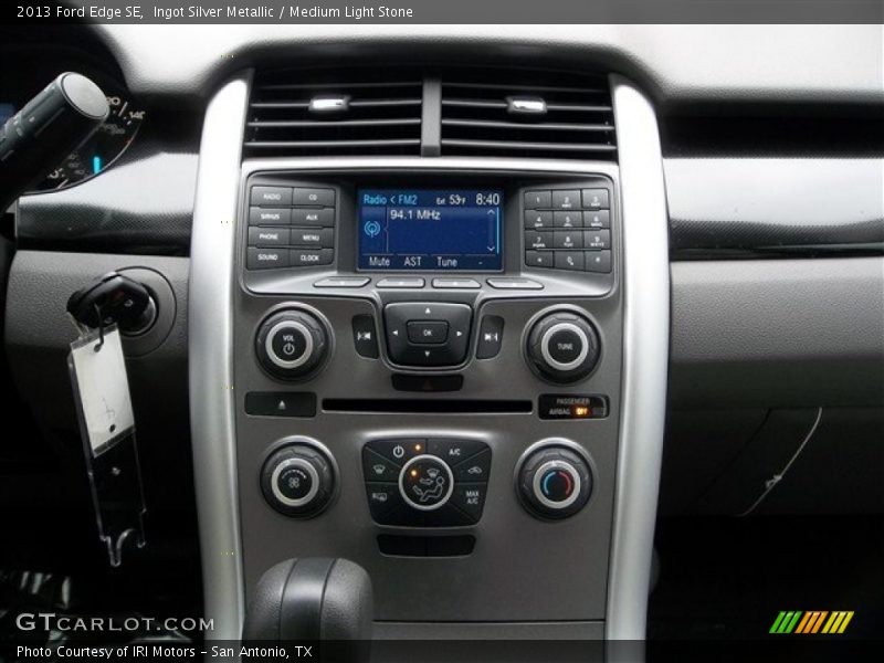 Ingot Silver Metallic / Medium Light Stone 2013 Ford Edge SE