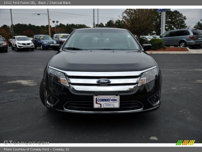 Black / Charcoal Black 2012 Ford Fusion SEL