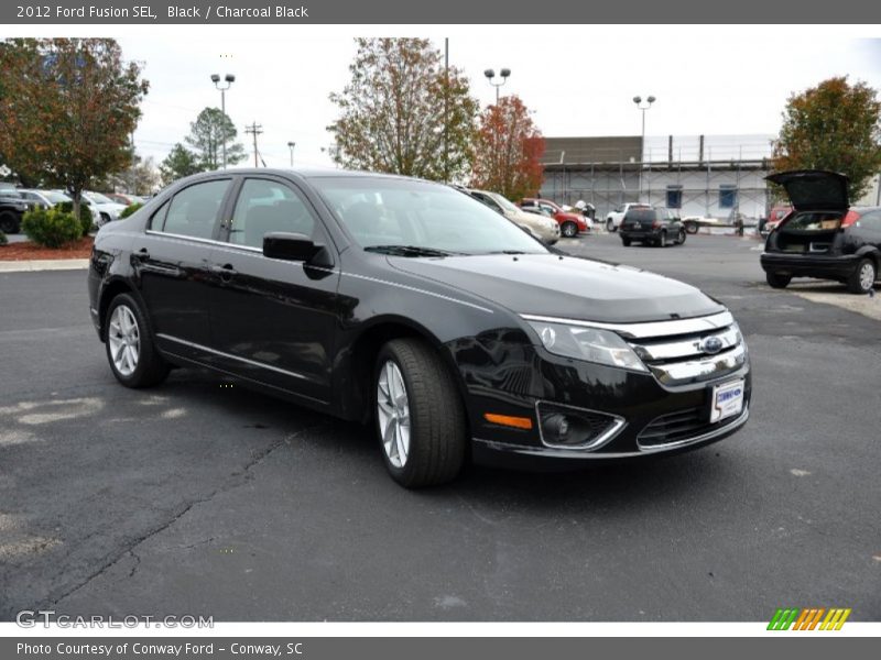 Black / Charcoal Black 2012 Ford Fusion SEL
