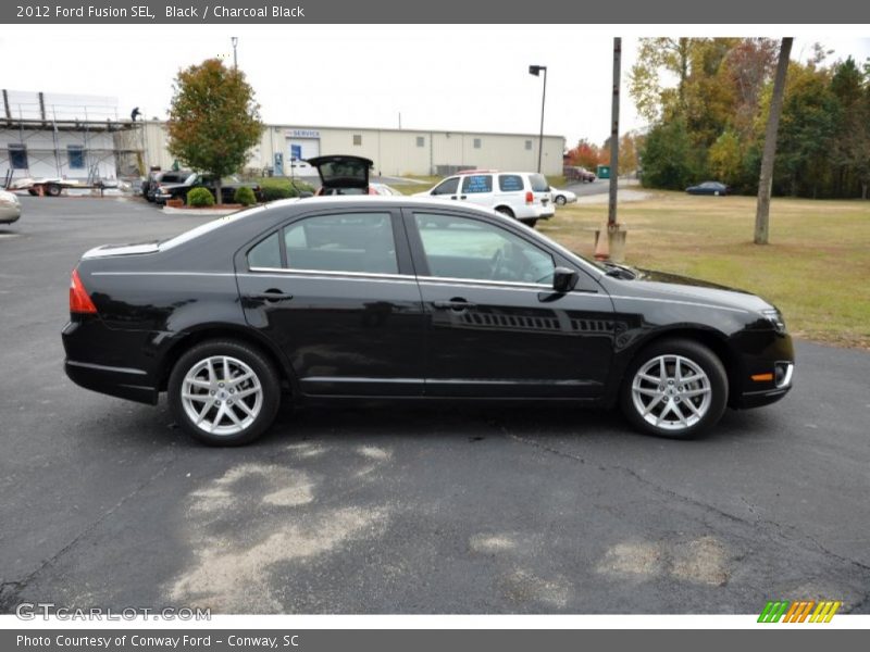 Black / Charcoal Black 2012 Ford Fusion SEL